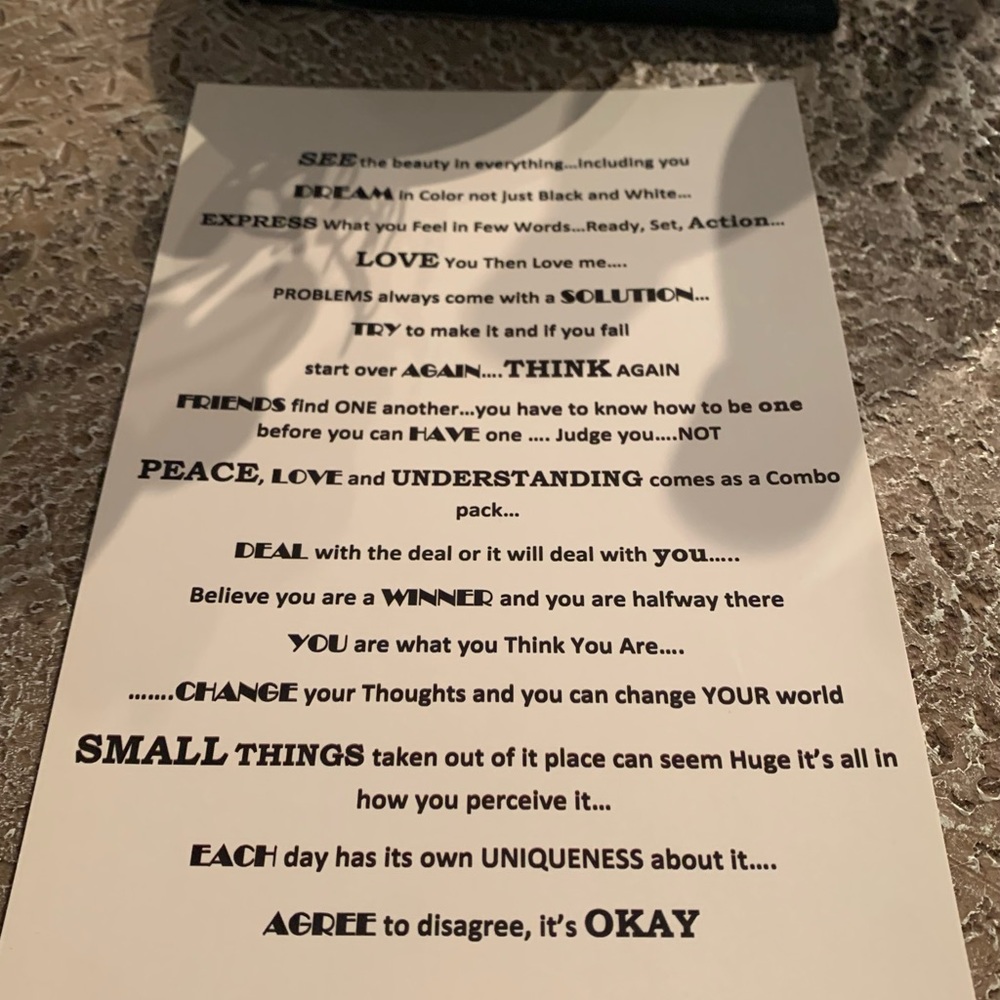 Mantra Card unframed - Picture 3 of 4